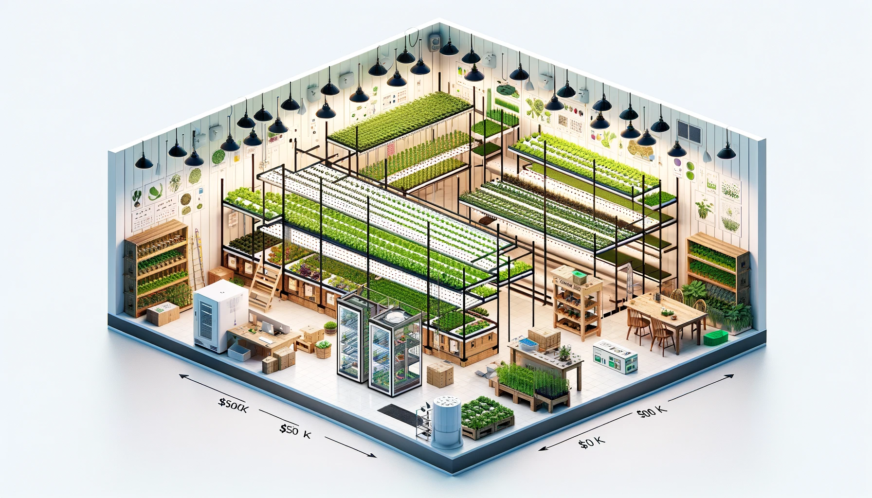 Vertical farming visuals